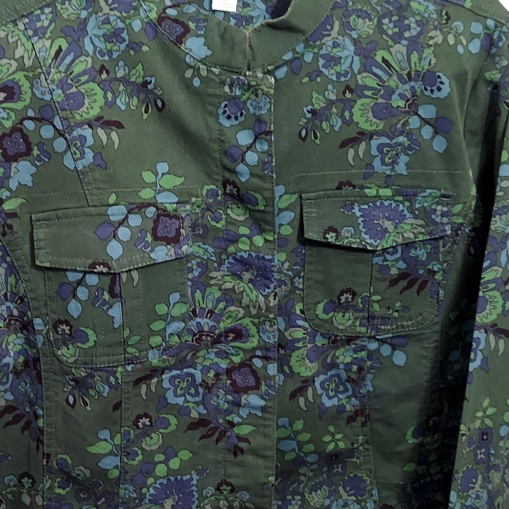 Charter Club Floral Jacket - Picture 3 of 12